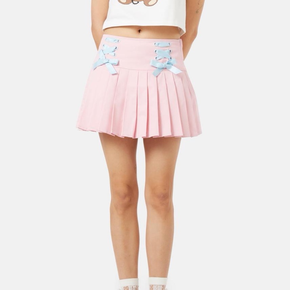 Dangerfield My Invitation Pink Kawaii Lolita Skirt Pleated Skort